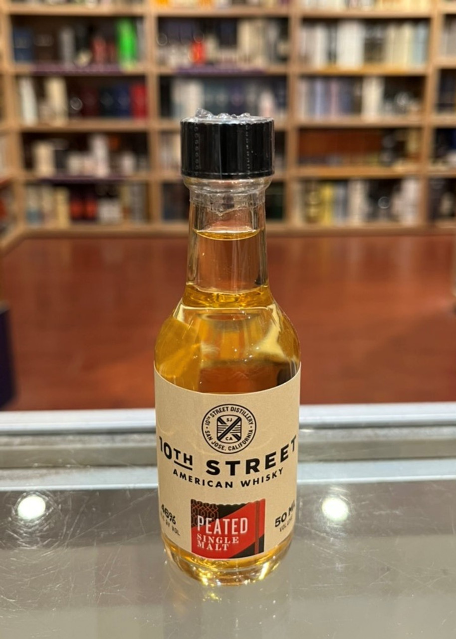 10th Street American Single Malt Peated 50mL - Image 2
