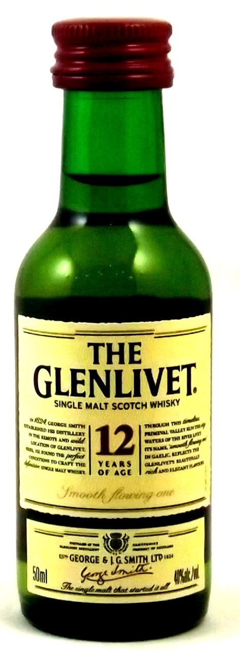 Glenlivet 12 Year Old, 50ml - Image 2