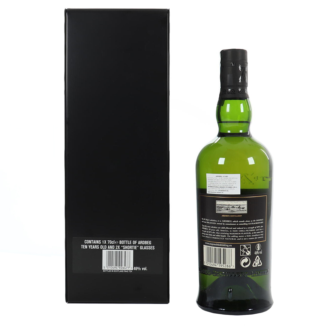 Ardbeg 10 Year Old Single Malt Whisky & Glasses Set - Image 4
