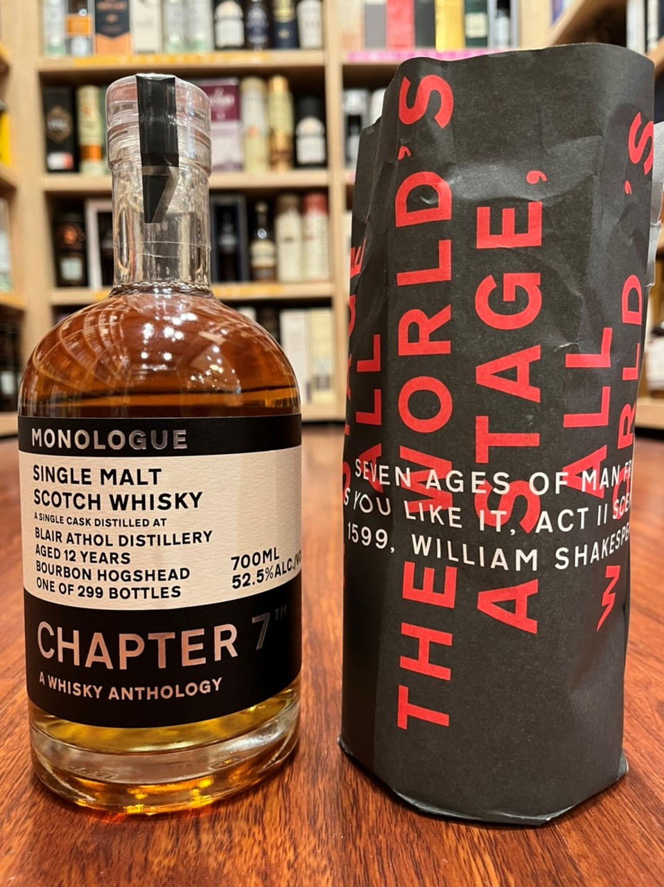 Blair Athol 12 Year Old, 2009, Bourbon Cask, by Chapter 7 Monologue - Image 2