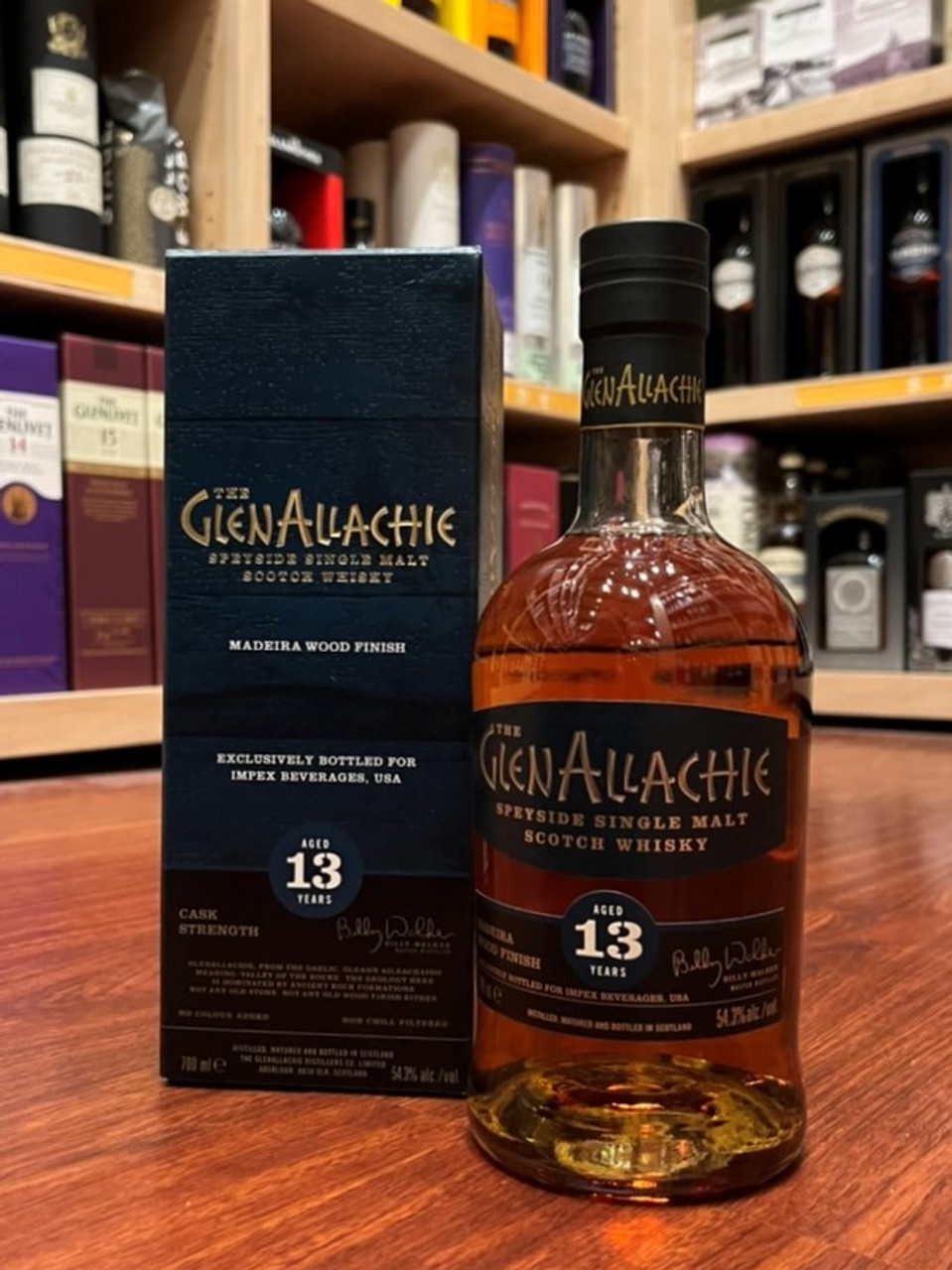 GlenAllachie 13 Year Old, Madeira Wood Finish - Image 2