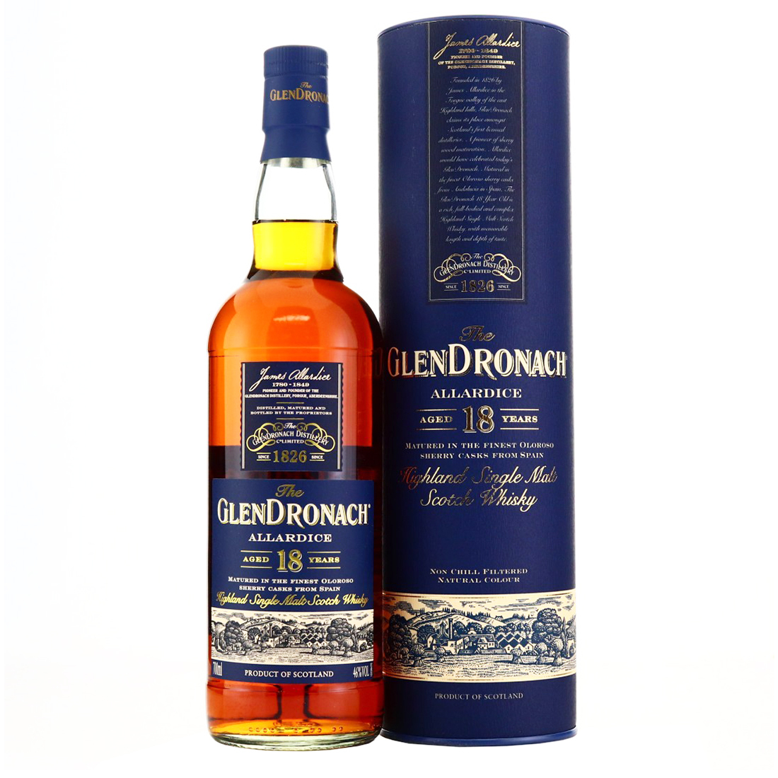 Glendronach 18 Year Old Allardice 2019 Release Single Malt Whisky - Image 2