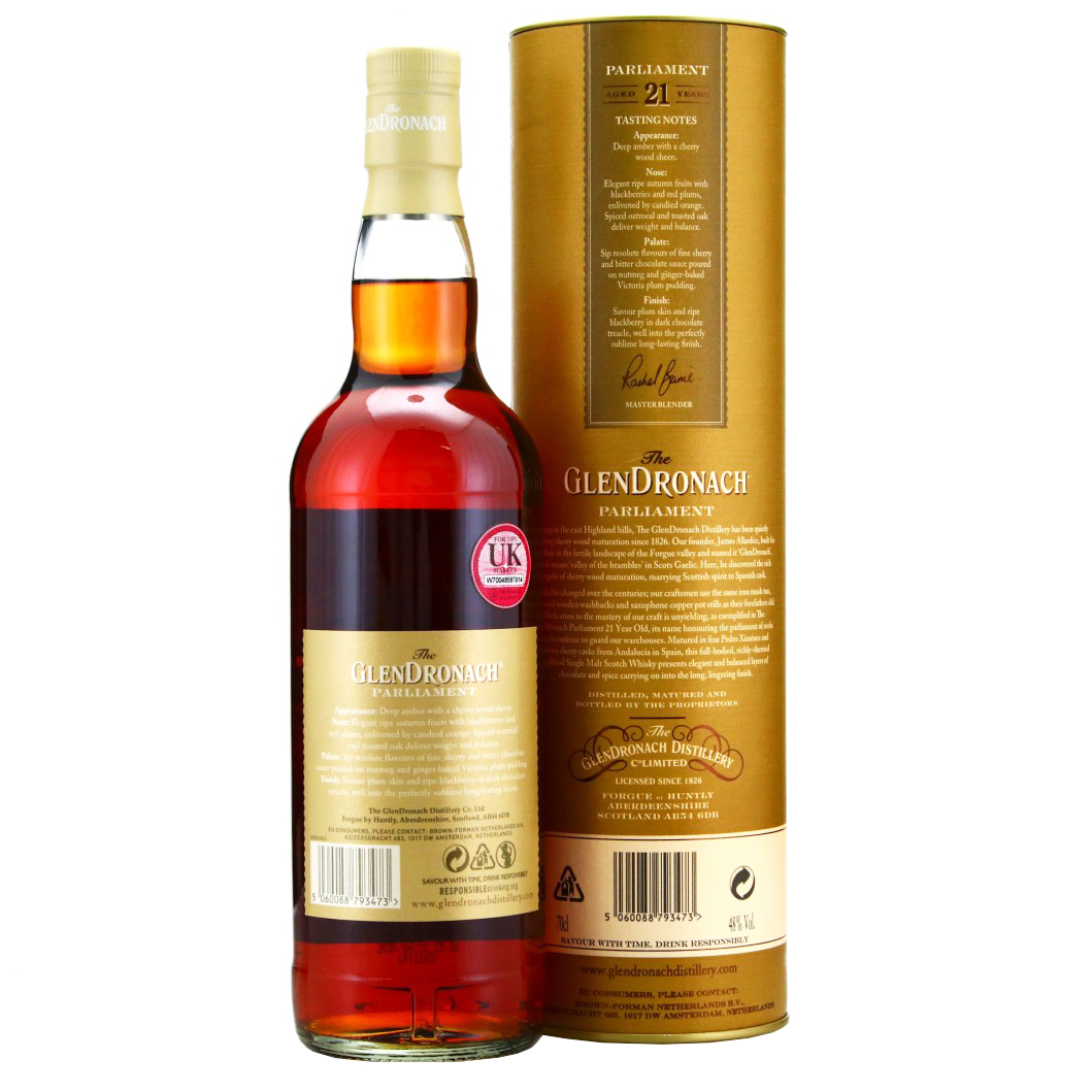 Glendronach 21 Year Old Parliament 2020 Release Single Malt Whisky - Image 3