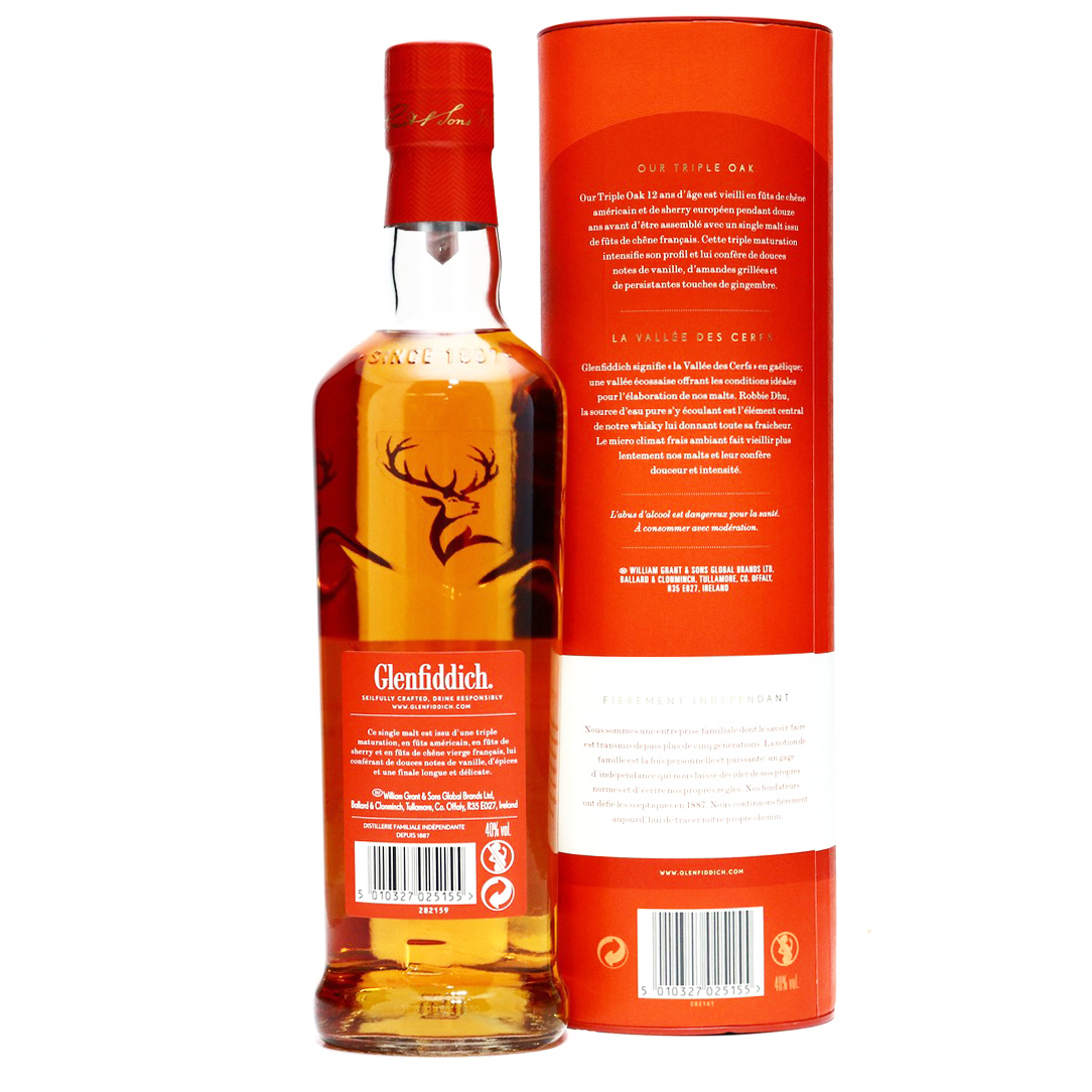 Glenfiddich 12 Year Old Triple Oak Single Malt Whisky - Image 4