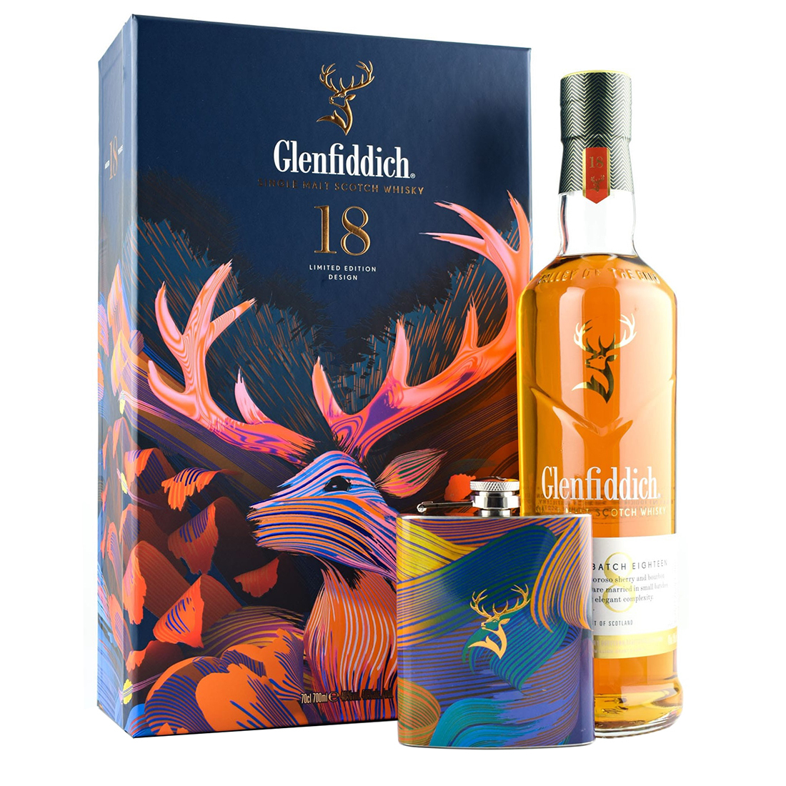 Glenfiddich 18 Year Old x Santtu Mustonen Limited Edition Flask Gift Set - Image 2