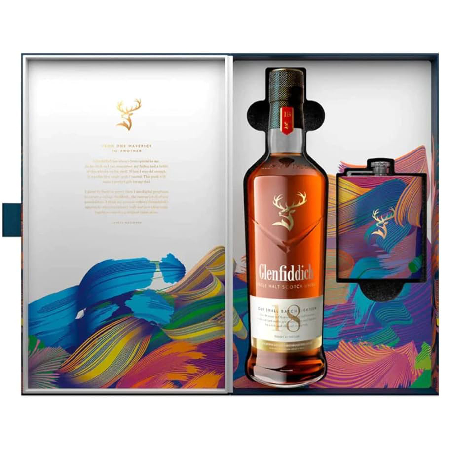 Glenfiddich 18 Year Old x Santtu Mustonen Limited Edition Flask Gift Set - Image 3