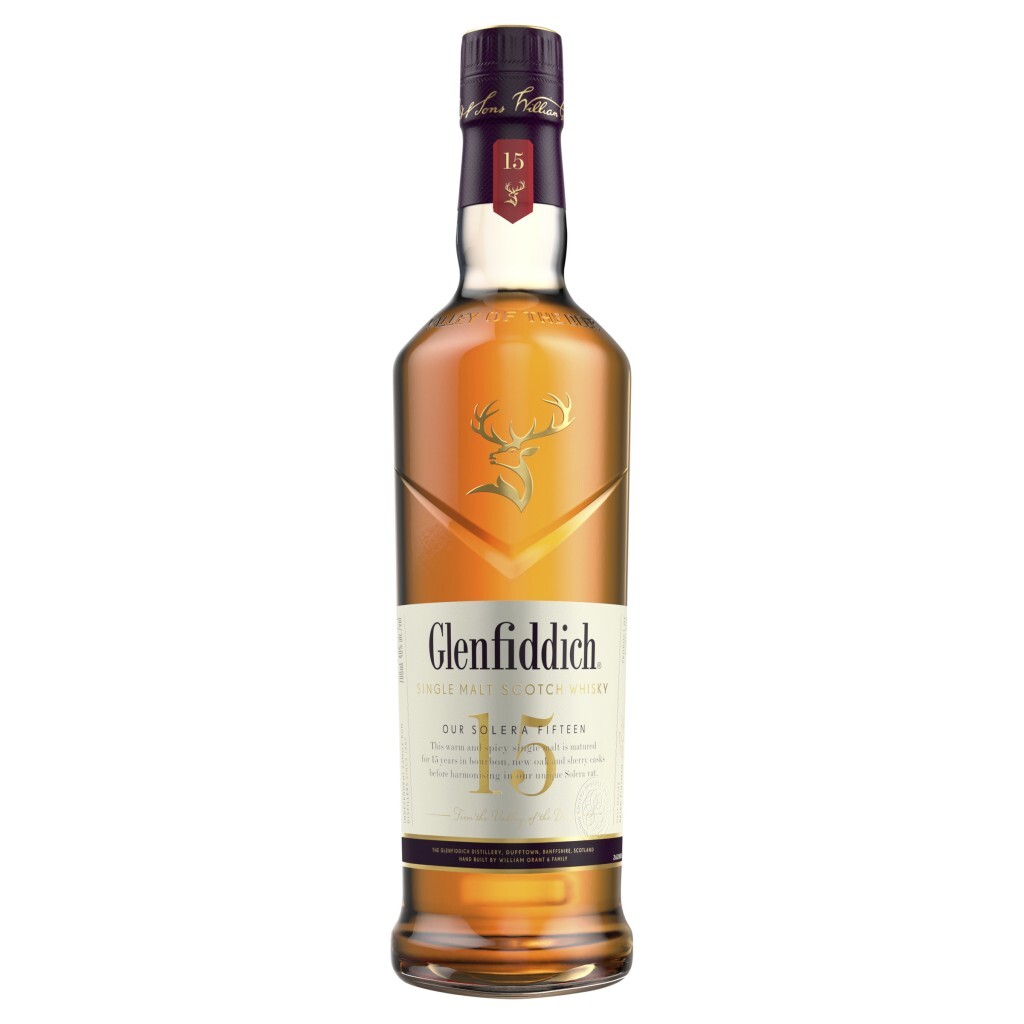 Glenfiddich 15 Years Old Solera Fifteen Single Malt Whisky - Image 3