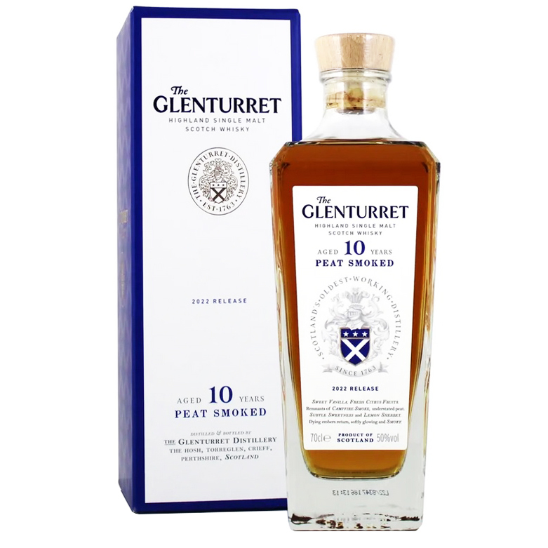 Glenturret 10 Year Old Peat Smoked 2022 Release Single Malt Whisky - Image 2