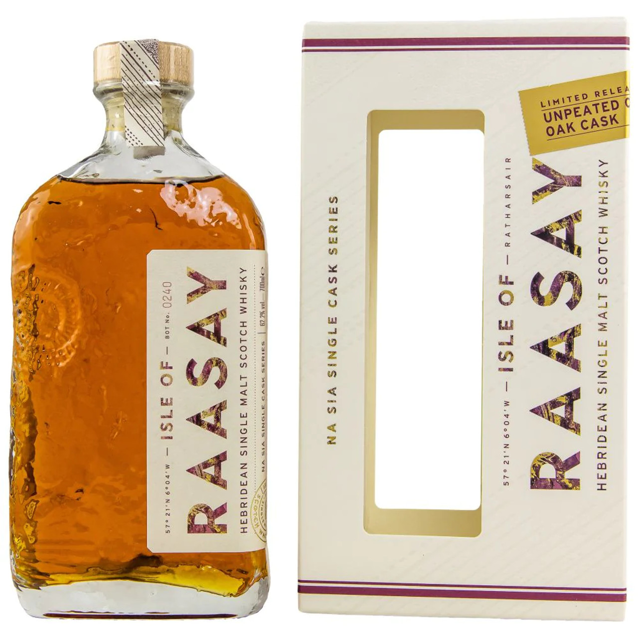 Isle of Raasay, Unpeated Chinkapin Single Cask - Image 2