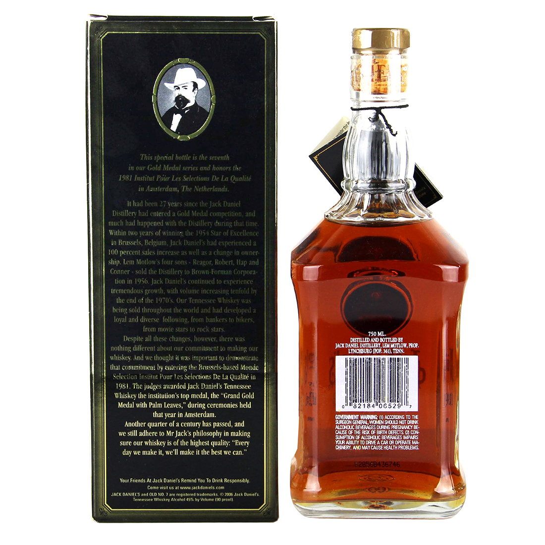 Jack Daniel's 1981 Gold Medal Series Tennessee Whiskey - Image 3