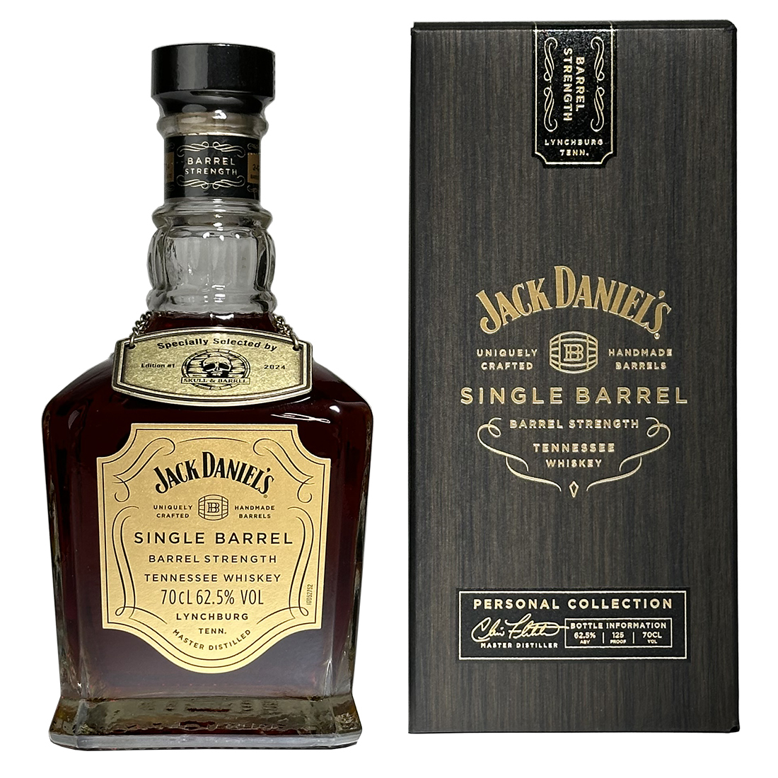 Jack Daniel’s Barrel Strength Skull & Barrel Edition 1 Single Barrel with Riser - Image 3
