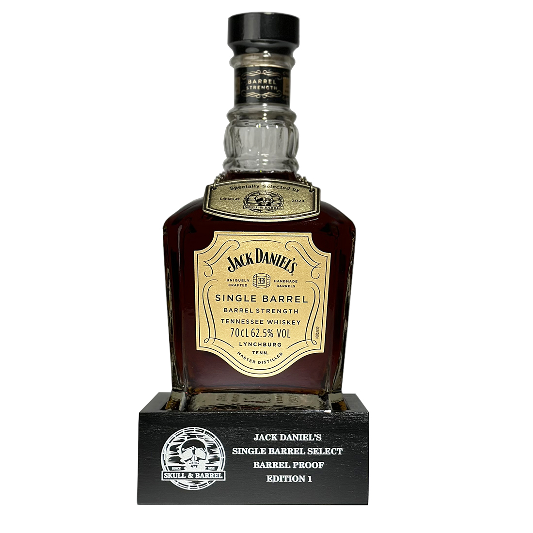 Jack Daniel’s Barrel Strength Skull & Barrel Edition 1 Single Barrel with Riser - Image 4
