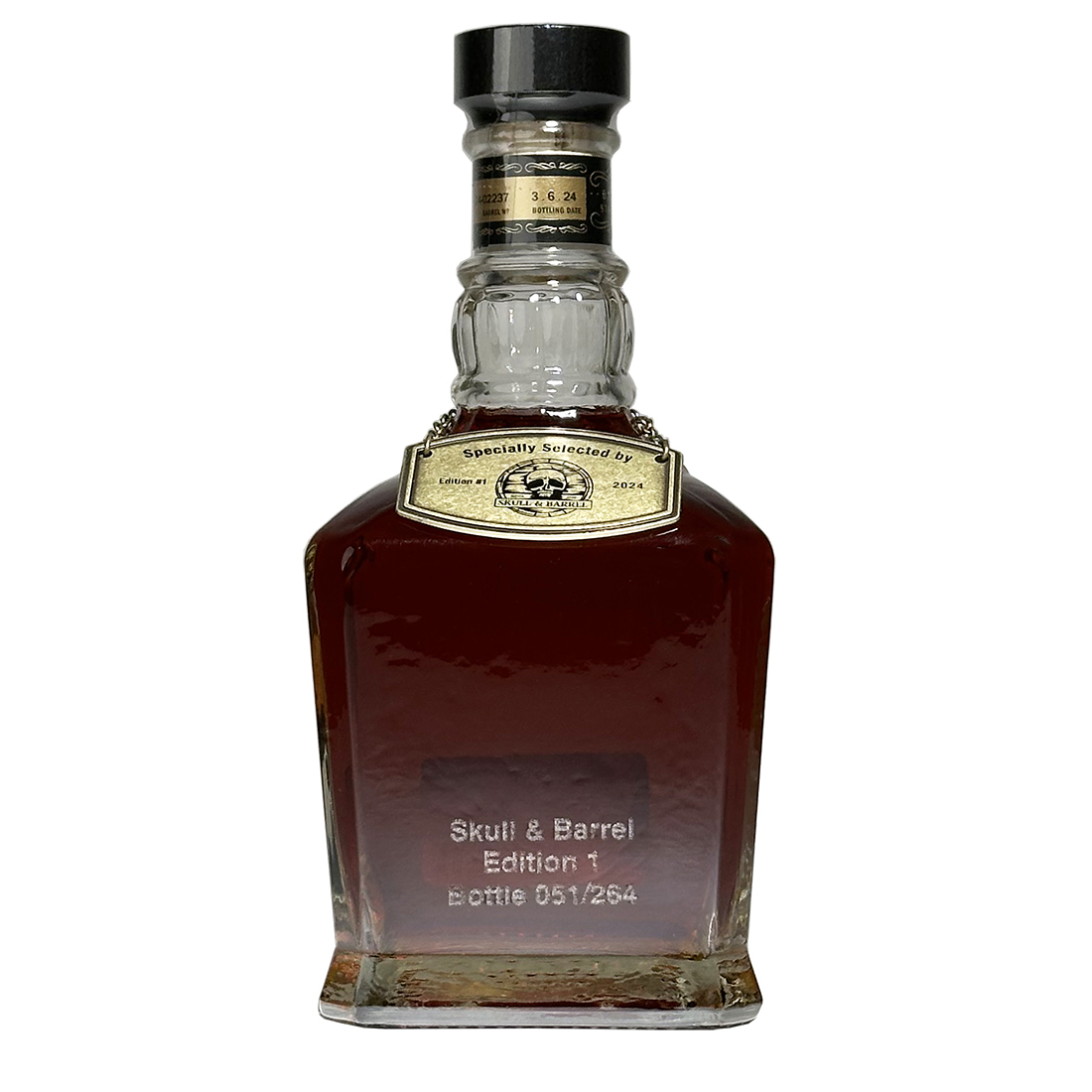 Jack Daniel’s Barrel Strength Skull & Barrel Edition 1 Single Barrel with Riser - Image 5