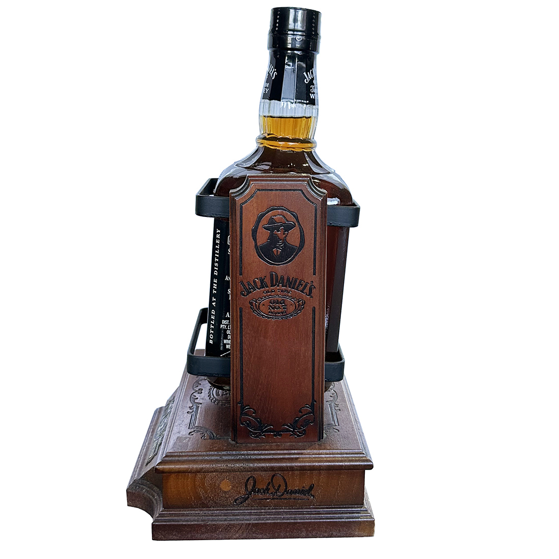 Jack Daniel’s Old Time No.7 1.75L with Pub Art Cradle 2007 - Image 3
