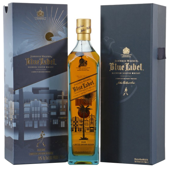Johnnie Walker Blue Label Miami Edition Scotch Whisky - Image 3