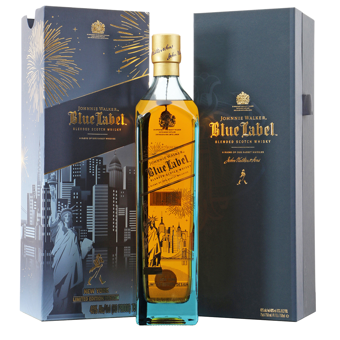 Johnnie Walker Blue Label New York Edition Scotch Whisky - Image 2