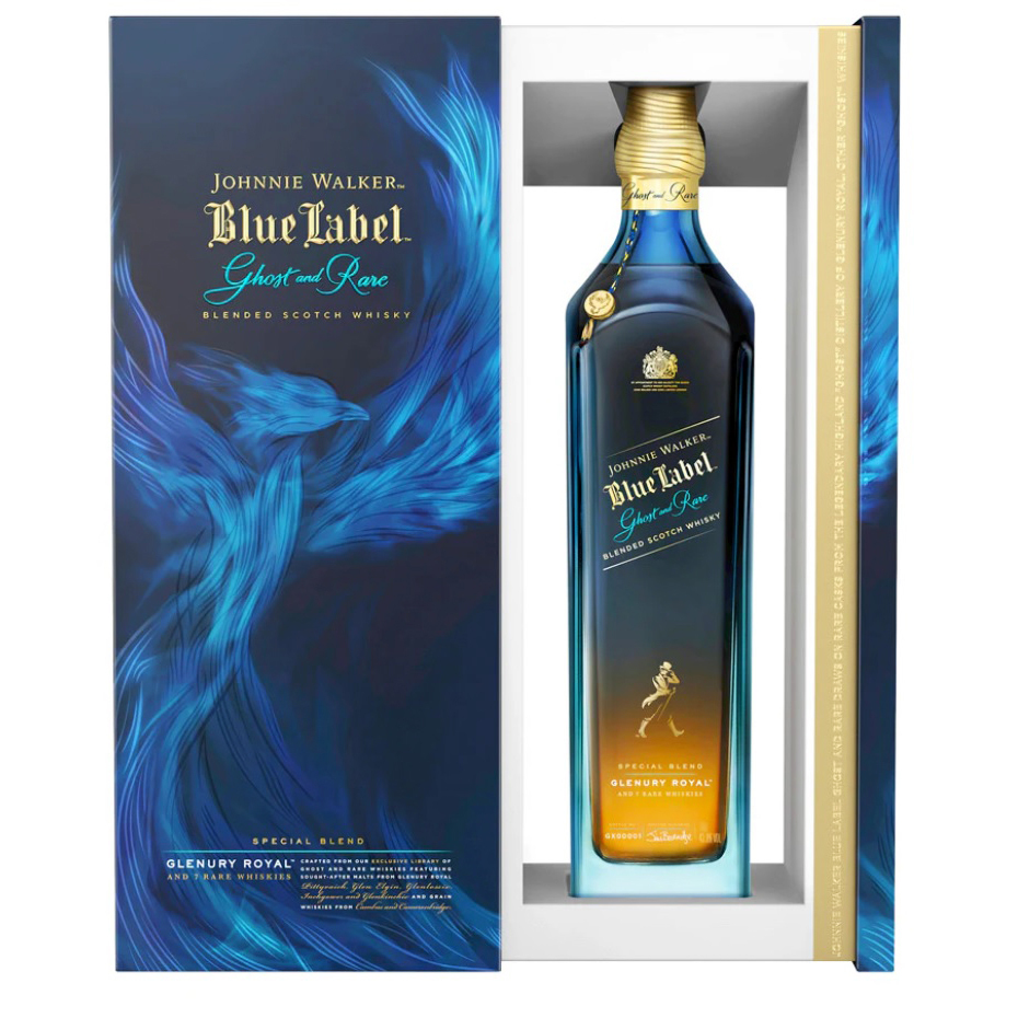 Johnnie Walker Blue Label Ghost and Rare 3rd Edition / Glenury Royal 1L - Image 4