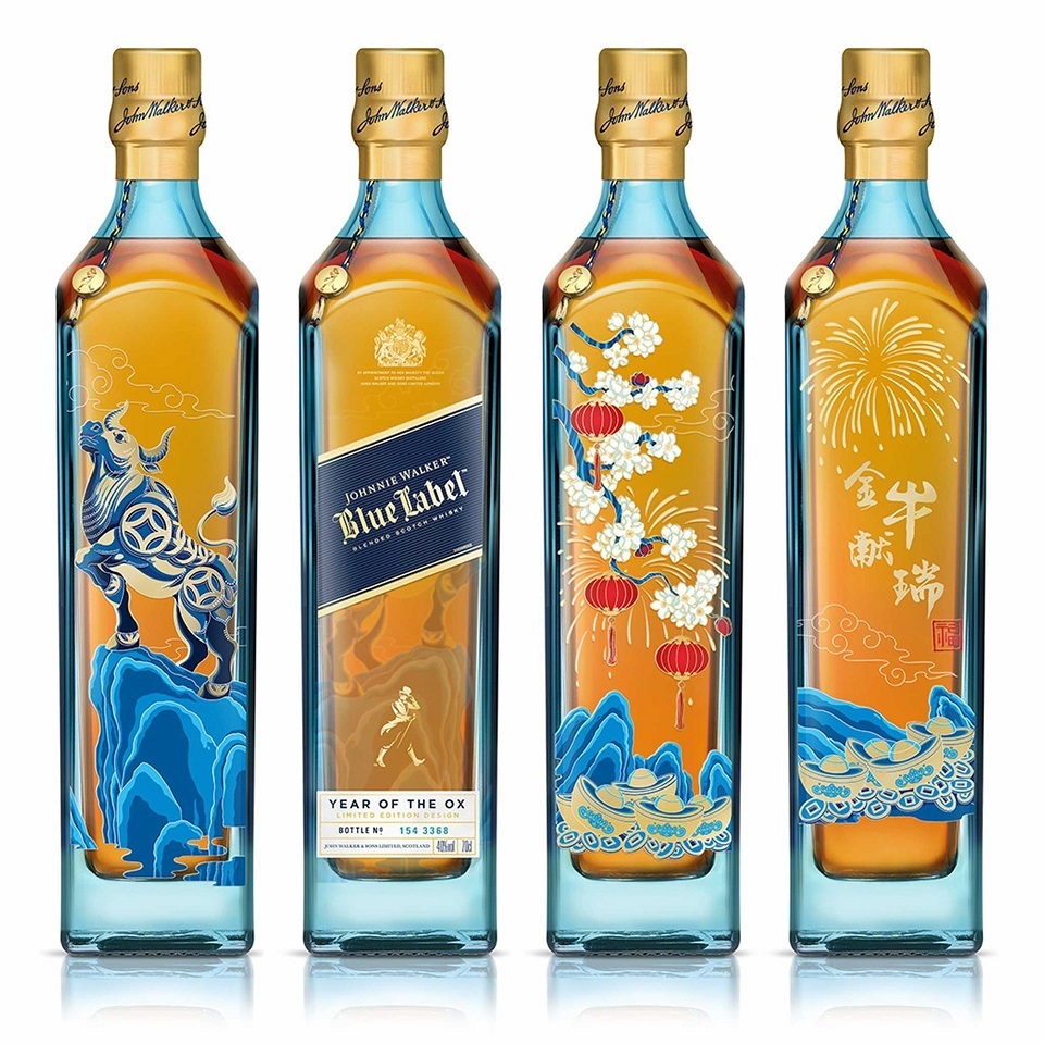 Johnnie Walker Blue Label Year of the Ox Scotch Whisky - Image 3
