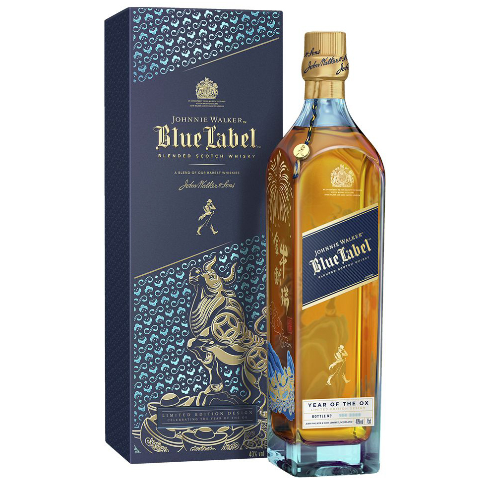 Johnnie Walker Blue Label Year of the Ox Scotch Whisky 750ml - Image 2