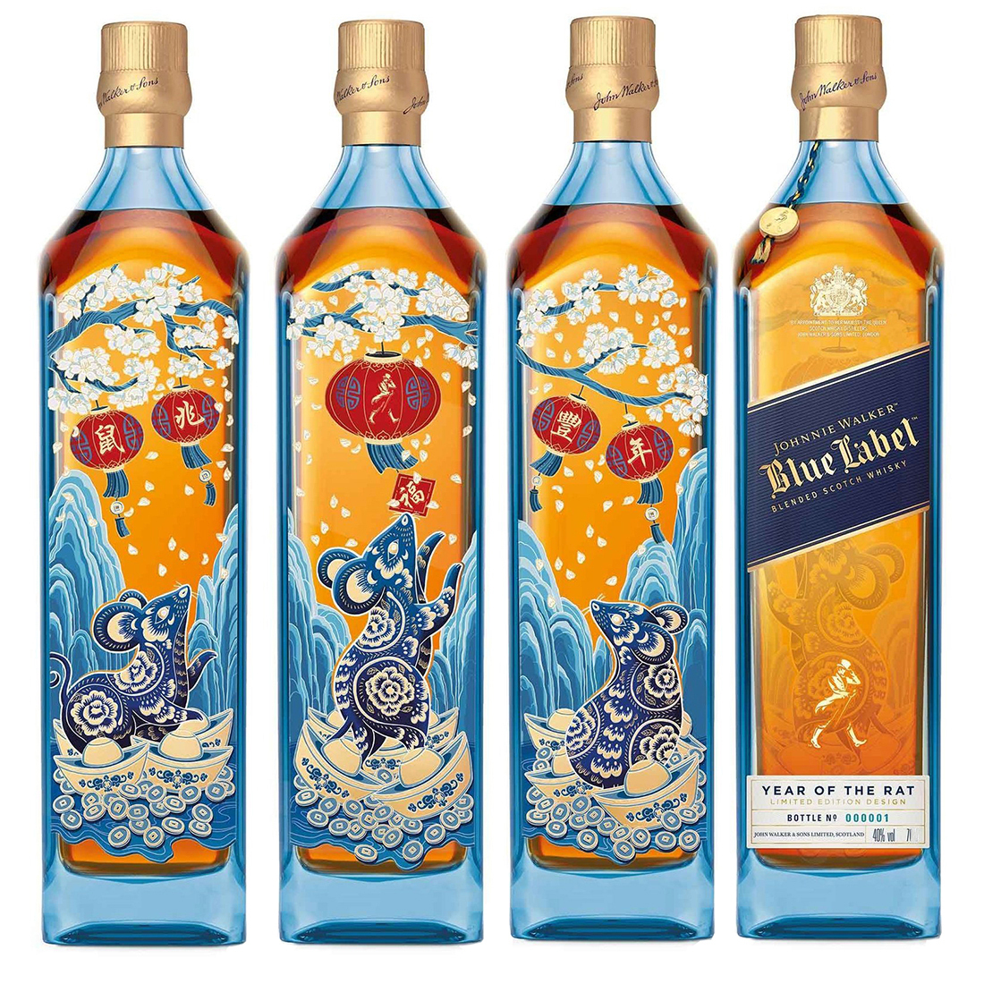 Johnnie Walker Blue Label Year of the Rat 1L 2020 Limited Edition - Image 3