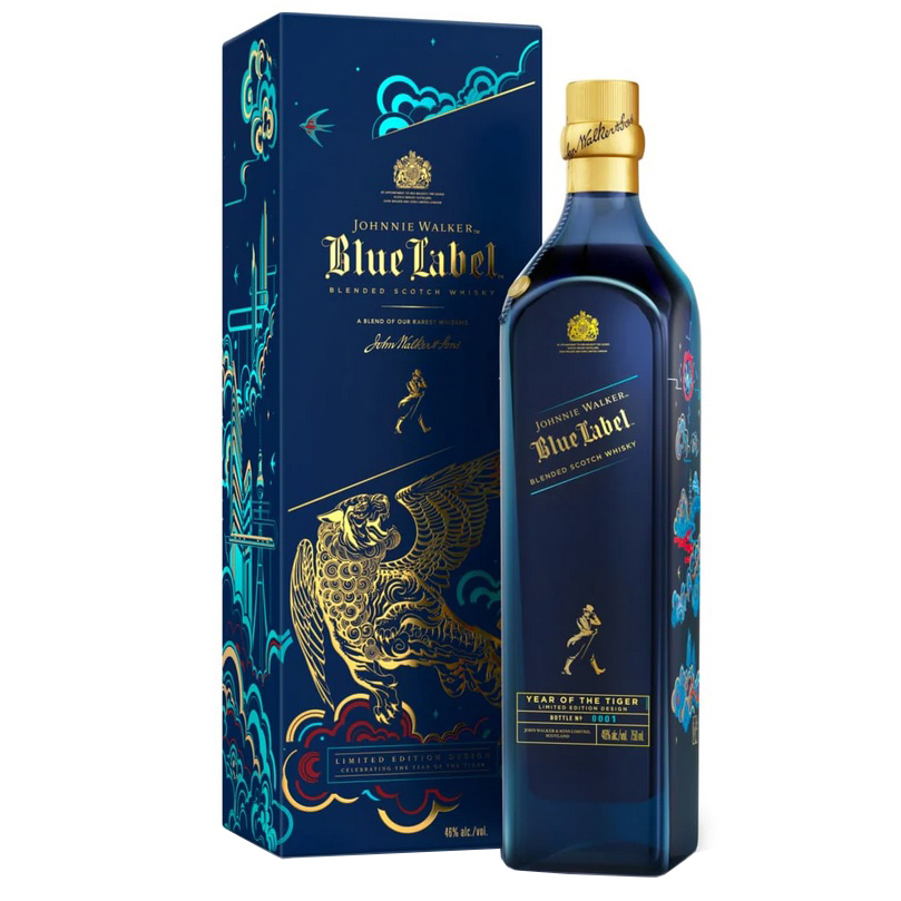 Johnnie Walker Blue Label Year of the Tiger Scotch Whisky - Image 2