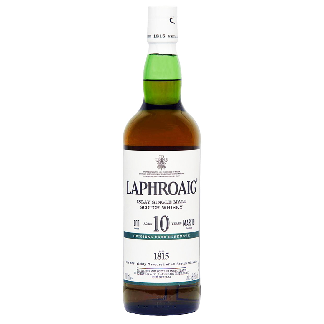Laphroaig 10 Year Old Cask Strength Batch 011 Single Malt Whisky - Image 3