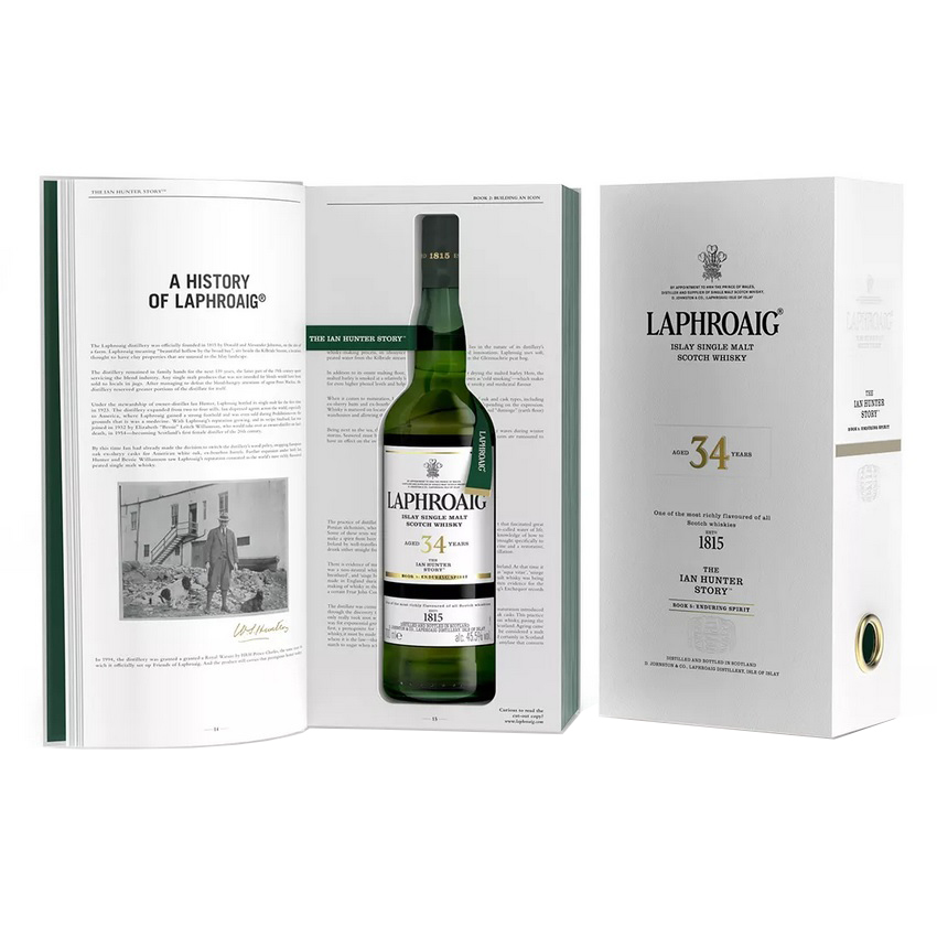 Laphroaig 34 Years Old The Ian Hunter Story Book 5 Enduring Spirit - Image 3