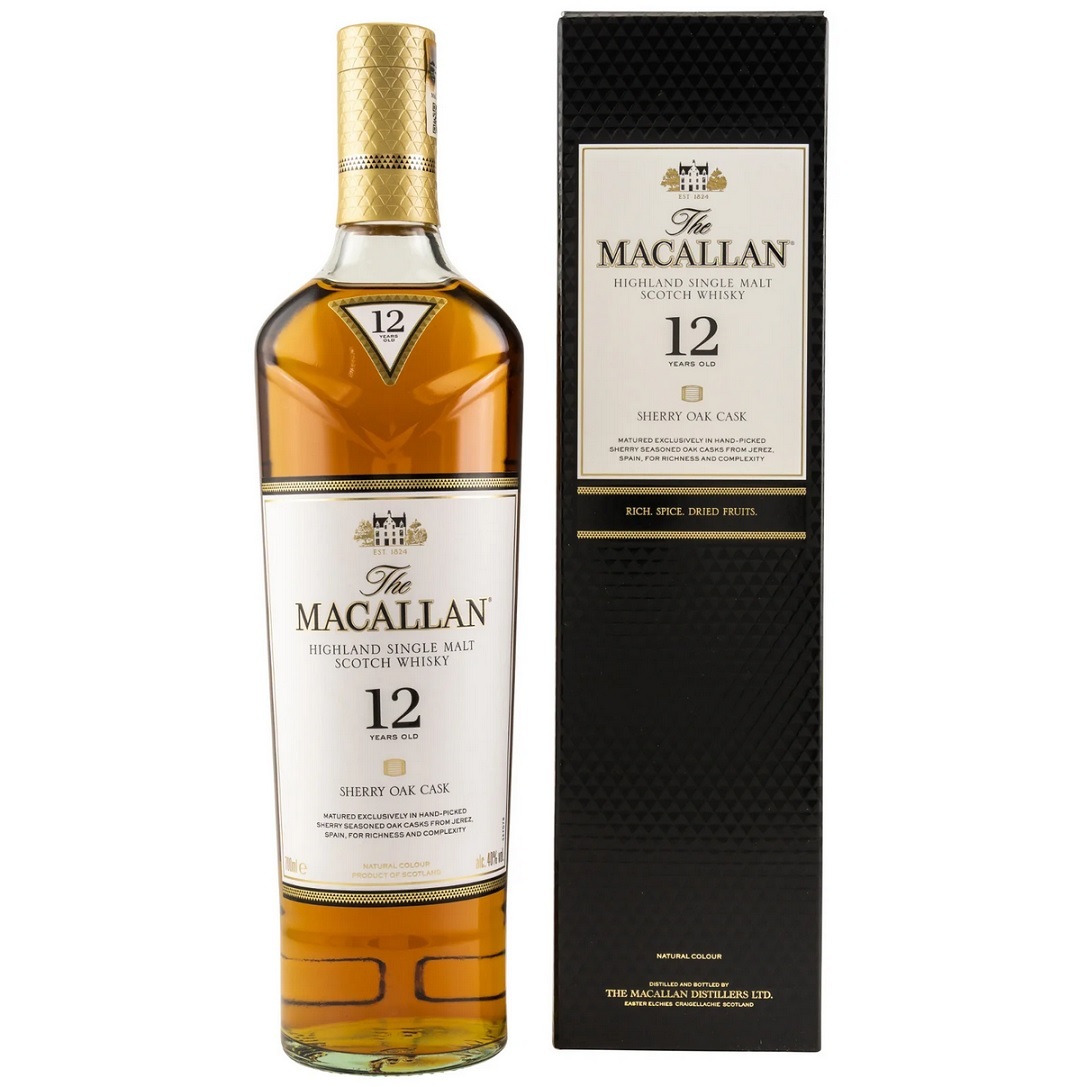 Macallan 12 Year Old Sherry Oak Single Malt Whisky - Image 4