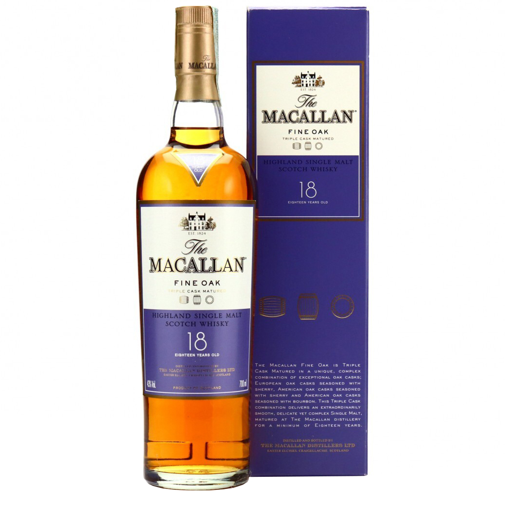 Macallan 18 Year Old Fine Oak Single Malt Whisky - Image 2