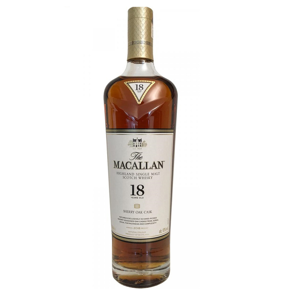 Macallan 18 Year Old 2018 Sherry Oak Single Malt Whisky - Image 3