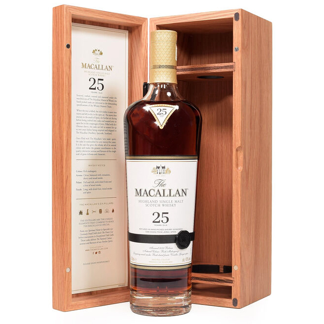 Macallan 25 Year Old 2022 Sherry Oak Single Malt Whisky - Image 4