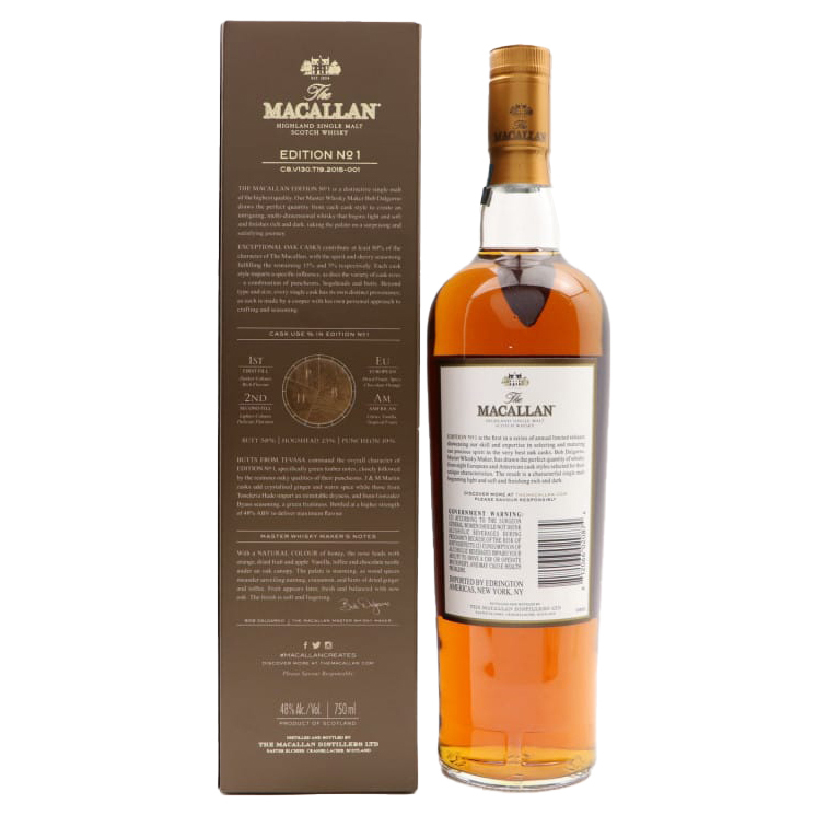 Macallan Edition No 1 Single Malt Scotch Whisky - Image 3