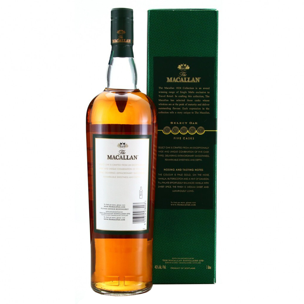 Macallan Select Oak 1824 Collection Single Malt Whisky - Image 3