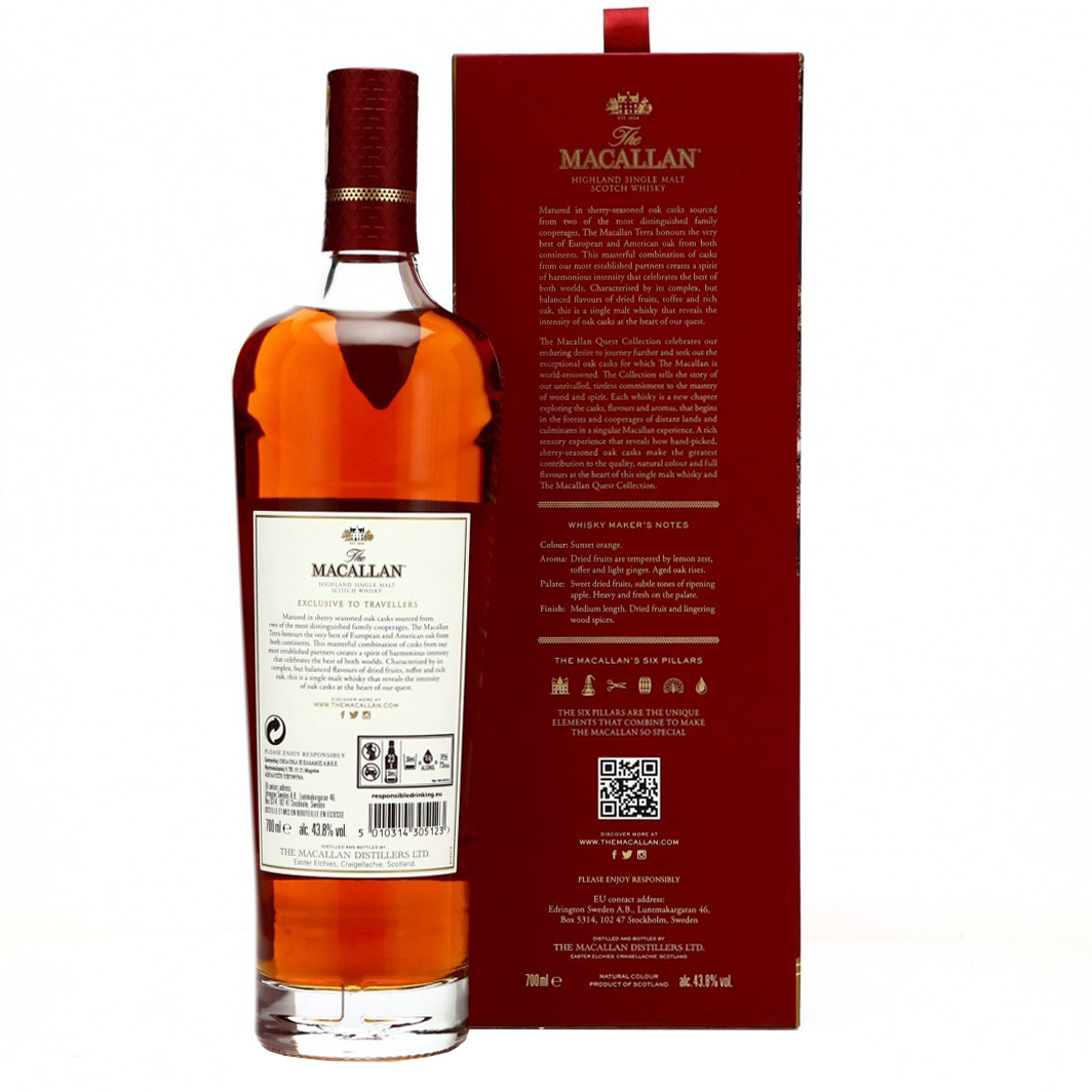 Macallan Terra Single Malt Scotch Whisky - Image 3