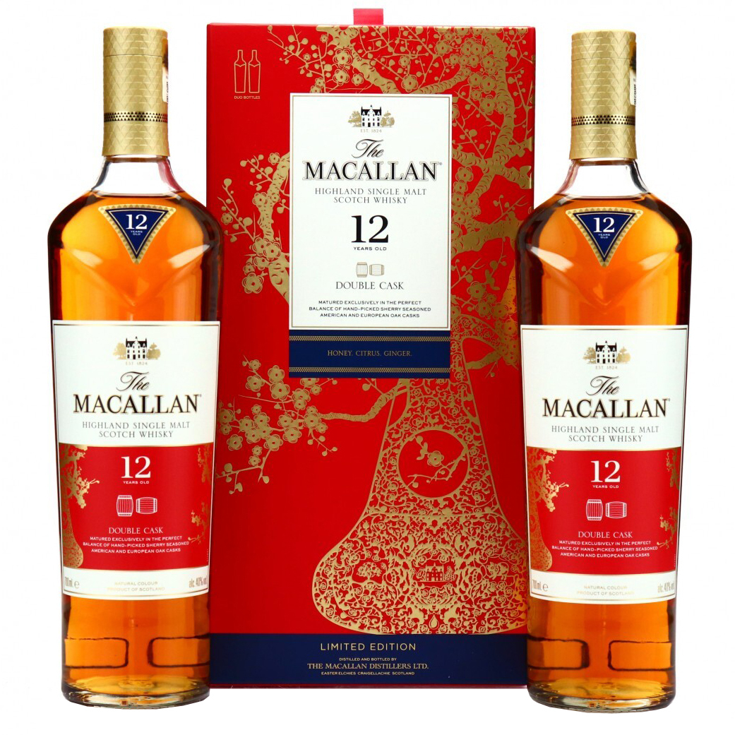 Macallan 12 Year Old 2x 700ml Year of the Pig Double Cask