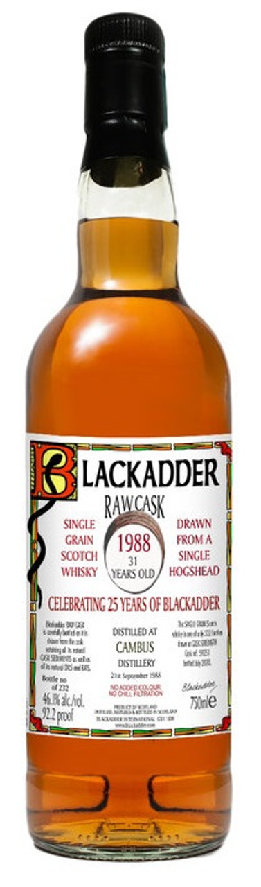 Cambus 31 Year Old, 1988 by Blackadder - Image 2