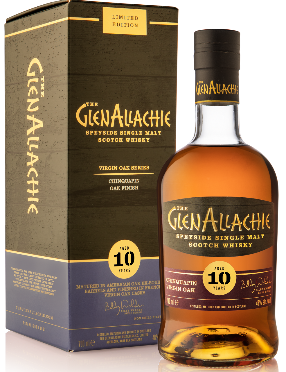 GlenAllachie 10 Year Old Chinquapin Virgin Oak