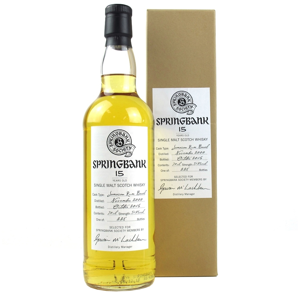 Springbank 2000 Jamaican Rum Barrel 15 Year Old