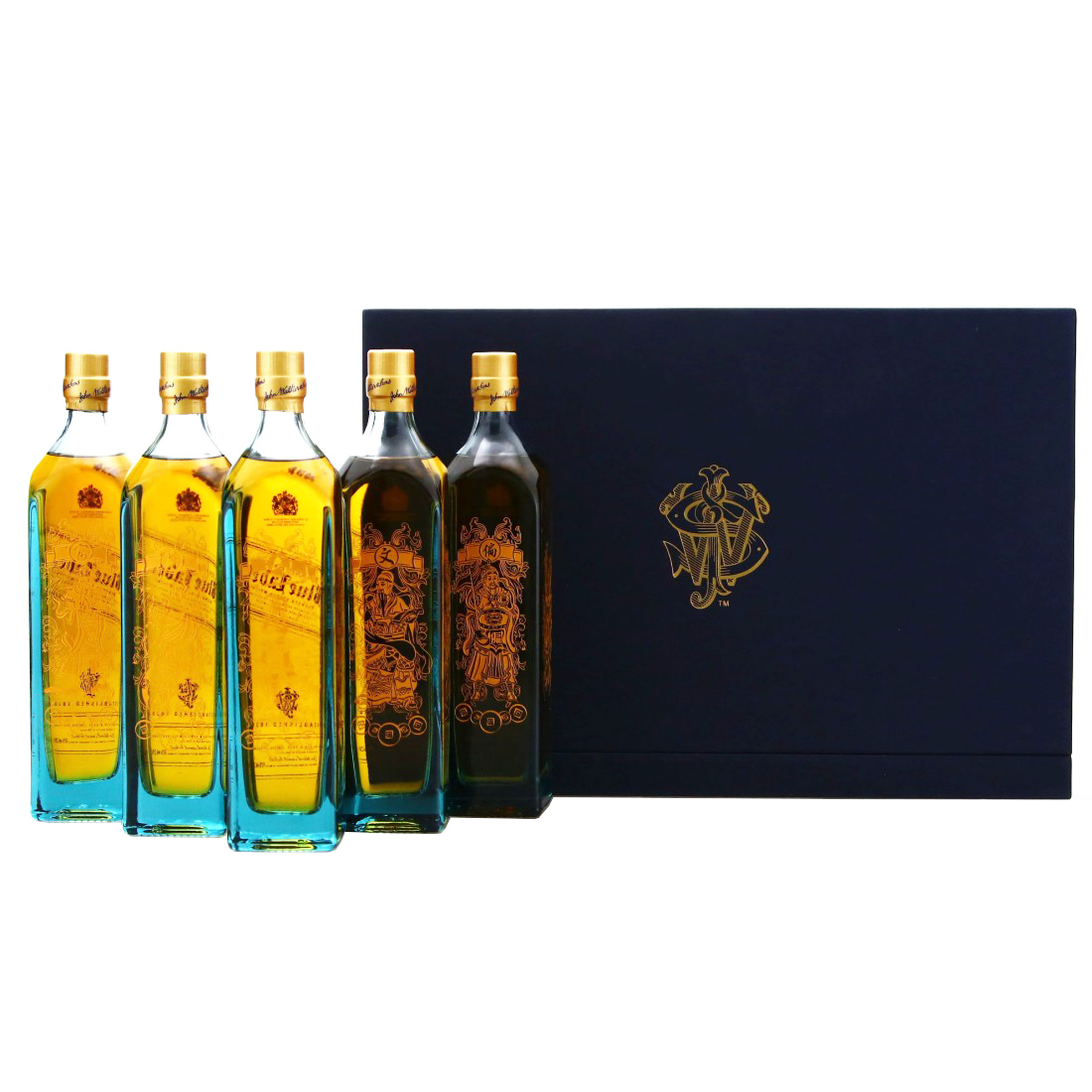 Johnnie Walker Blue Label Gods of Wealth Collection 5x 200ml - Image 5