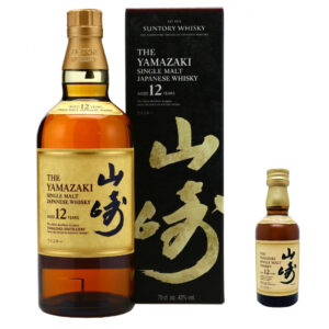 Yamazaki 12 Year Old 700ml and Miniature 50ml Bundle